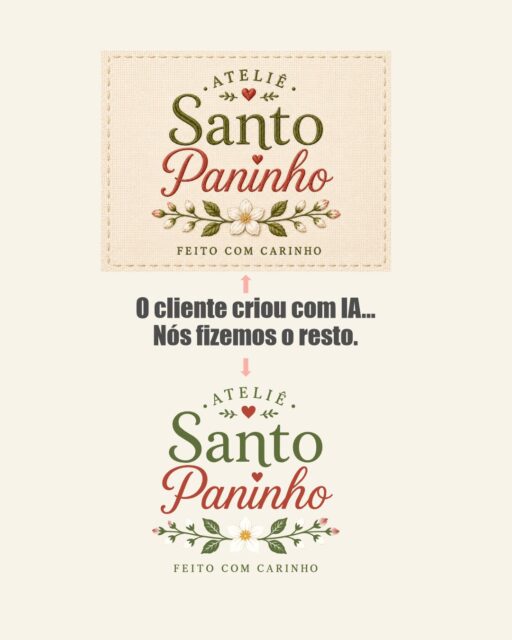 A cliente criou seu logotipo com Inteligência Artificial e entrou em contato para deixá-lo pronto para uso profissional.

Primeiro, realizamos a vetorização do logotipo, redesenhando cada detalhe para obter um arquivo vetorial de alta qualidade.

Depois, desenvolvemos os materiais que ajudam a fortalecer a apresentação da marca:

✔ Cartão de agradecimento
✔ Tag personalizada
✔ Etiqueta adesiva

Agora a cliente possui um logotipo profissional e materiais personalizados para valorizar ainda mais seus produtos.

Se você criou seu logotipo com IA e deseja transformá-lo em uma marca pronta para o dia a dia do seu negócio, entre em contato.

Solicite seu orçamento, link na BIO.

#vetorização #vetorizaçãodelogotipo #logovetorial #designgráfico #identidadevisual #comunicaçãovisual #empreendedorismo #logoia